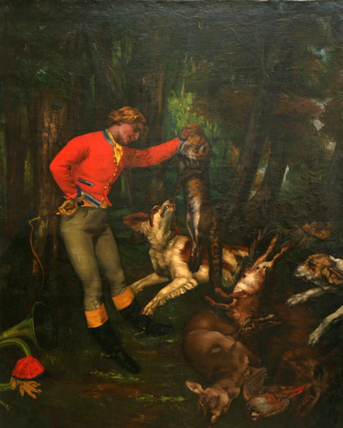 Gustave Courbet After the Hunt